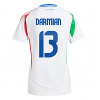 Italia Matteo Darmian #13 Vieraspaita Naiset EM-Kisat 2024 Lyhythihainen